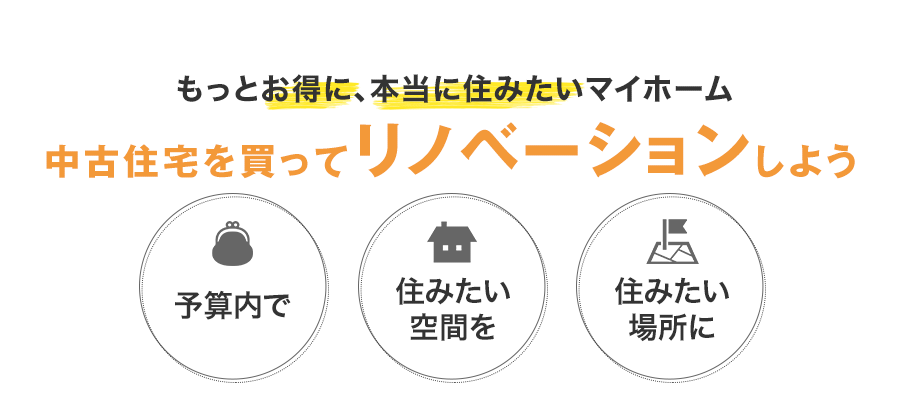 中古住宅を買ってリノベーションしよう